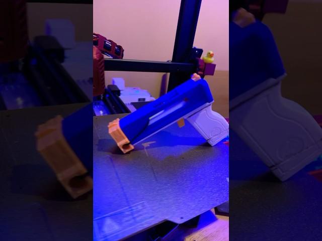 The Snigel. An almost fully 3d printed nerf gun. #nerf #algorithm #tinker #3dprinting #diy