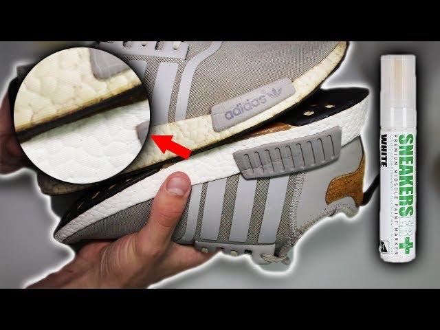 Sneaker restaurieren | SneakersER Farbstift Weiß Premium-Mittelsohle