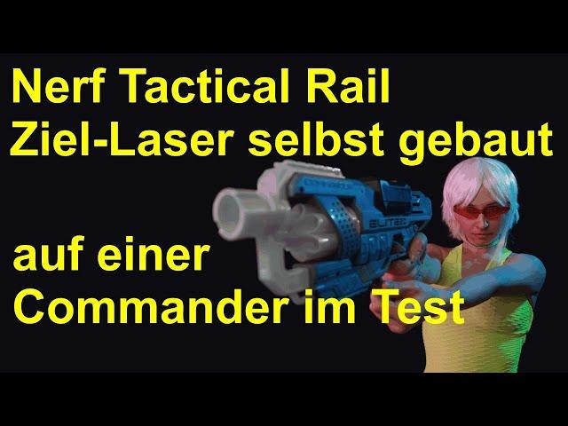 Nerf Battle  --  JuanJan vs. Snowman -- Nerf Commander mit Ziel-Laser - Laser-Zieltest am Schneemann