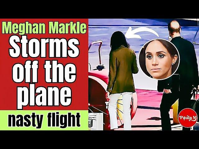 Meghan’s Angry OUTBURST Witnessed During Flight Home 