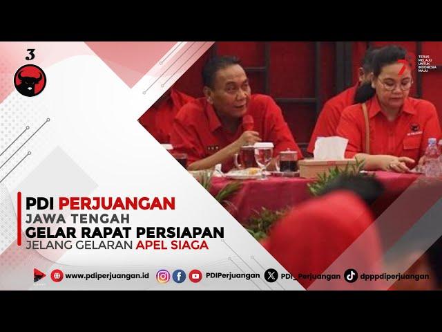 Bambang Wuryanto: Apel Siaga Bangkitkan Semangat Kader di Jawa Tengah