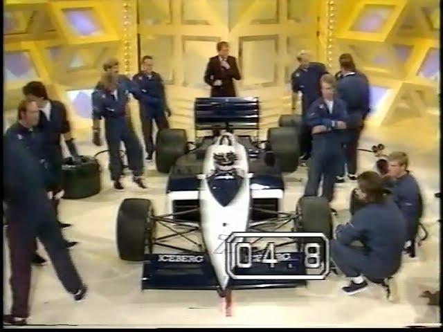 Formula One world record pitstop 1987 Record Breakers TV show