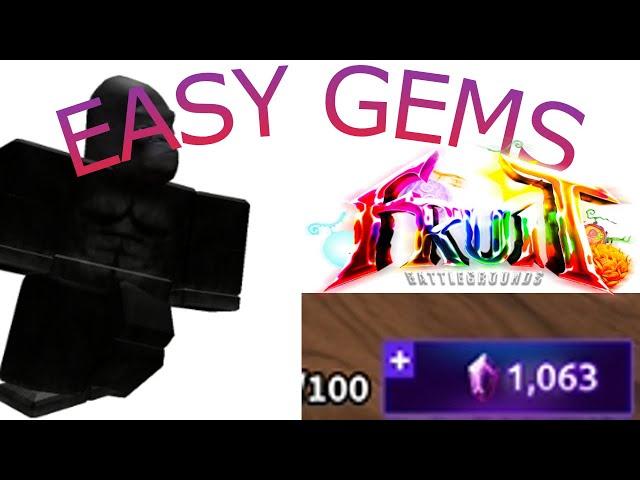 FASTEST METHOD TO GET GEMS IN FRUIT BATTLEGROUNDS