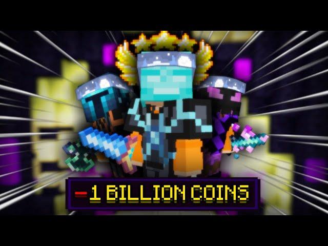 How I Spent A BILLION Coins - Hypixel Skyblock