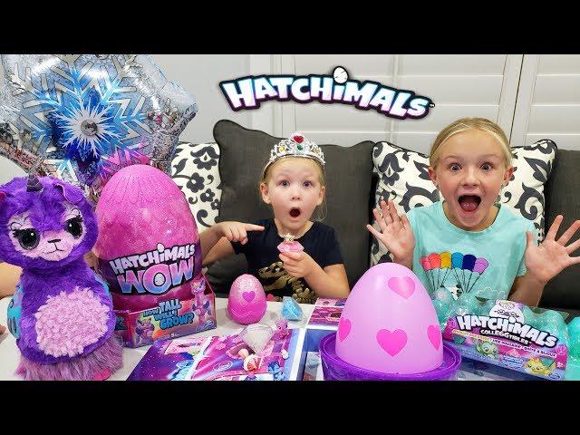 Huge Hatchimals Scavenger Hunt!! Royal Snow Ball & Hatchimals WOW!