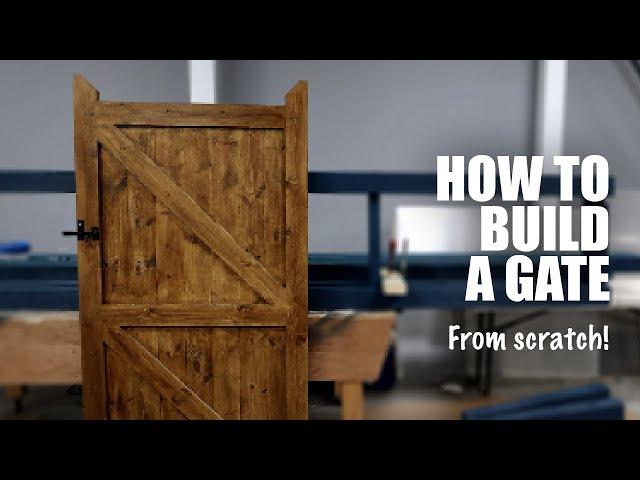 How To Build a Morticed and Tenon Garden Gate Just Using Hand Tools | Innovate Project