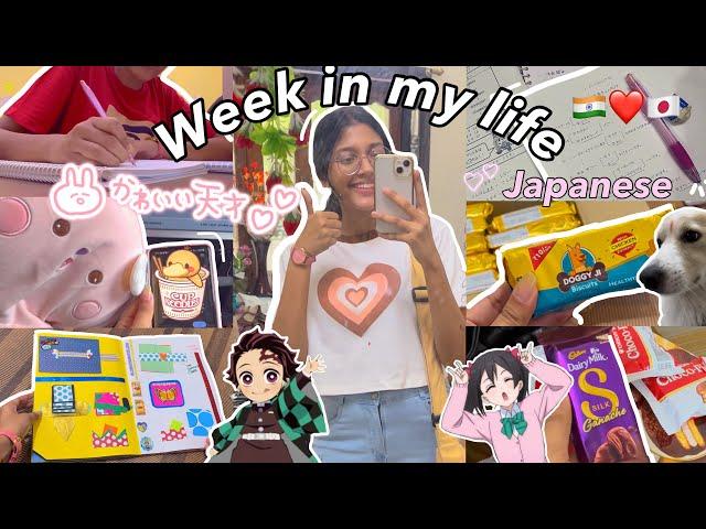 Productive Week in my life (Learning Japanese, New Room, Ft.Hometown) | Pragati shreya