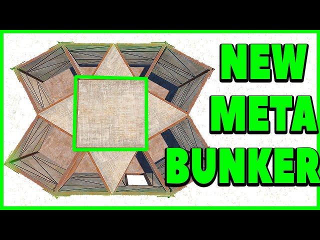 NEW META - Solo BUNKER BASE DESIGN 2022 / RUST BASE DESIGN 2022