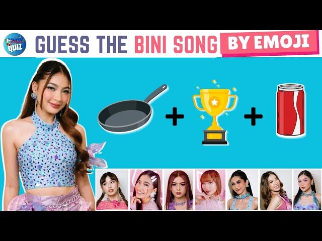 Guess the BINI SONG by EMOJI | BINI Quiz