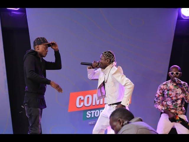 Clever J Meets Uncle  JOSE CHAMELEONE  At Comedy Store credits To Uncle ALEX MUHANGI And SB4 MEDIA