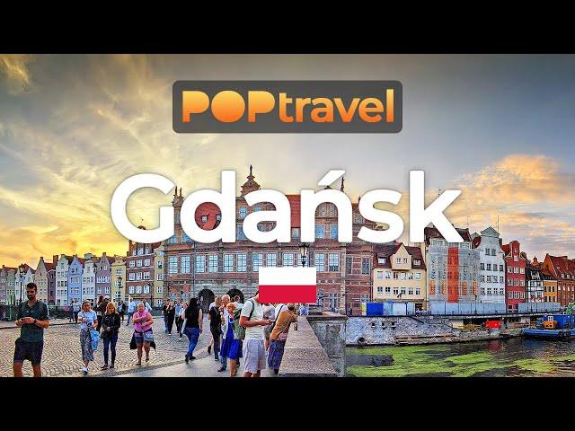 GDANSK, Poland  - Evening Tour - 4K with captions