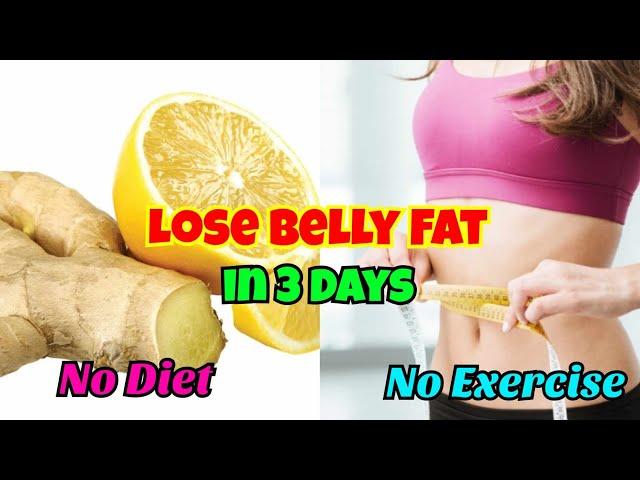 BURN THOSE STUBBORN FATS FAST With LEMON WATER Diet/ No diet No Exercise