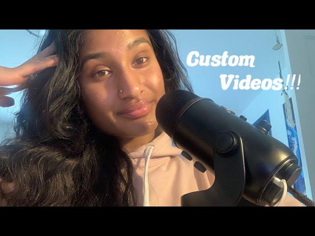 ASMR CUSTOM VIDEO ANNOUNCEMENT 