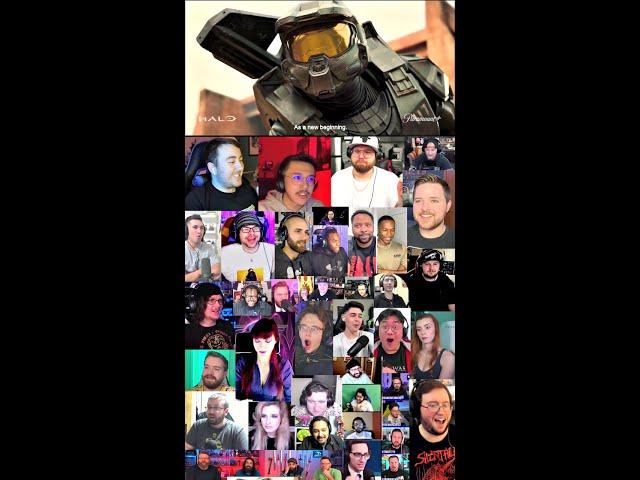 Halo The Series First Look Trailer Reaction Mashup