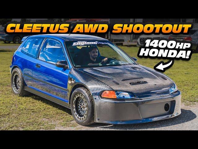 CLEETUS AWD SHOOTOUT! Imports Race the CRAZIEST 4X4 Trucks in the USA!