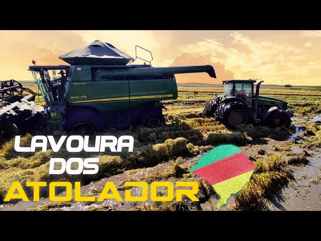 A colheitadeira JohnDeere sts 9670 atolou! |  COLHEITA DO ARROZ