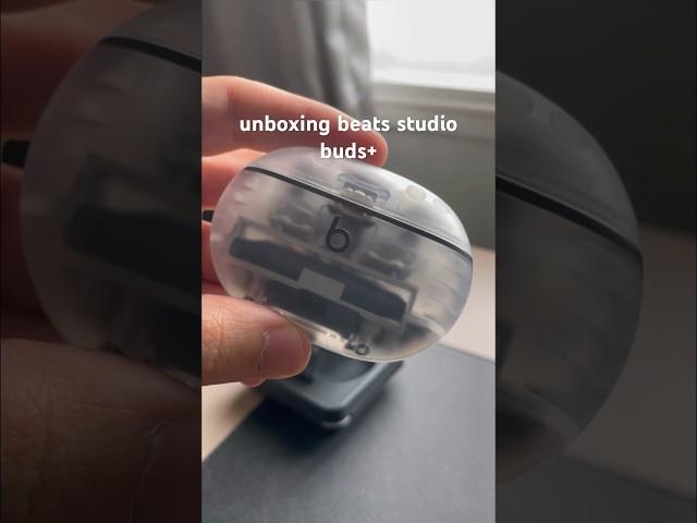 Unboxing Beats Studio Buds+ in transparent @beatsbydre  #beats #buds #sound #technology #speaker