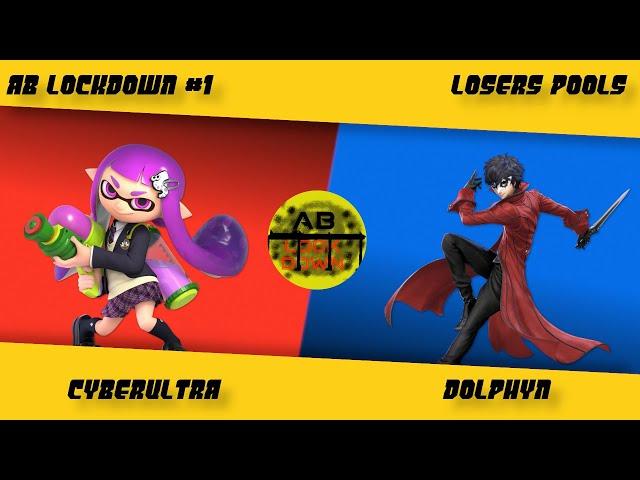 CyberUltra (Inkling) Vs Dolphyn (Joker) - Losers Pools - AB Lockdown #1