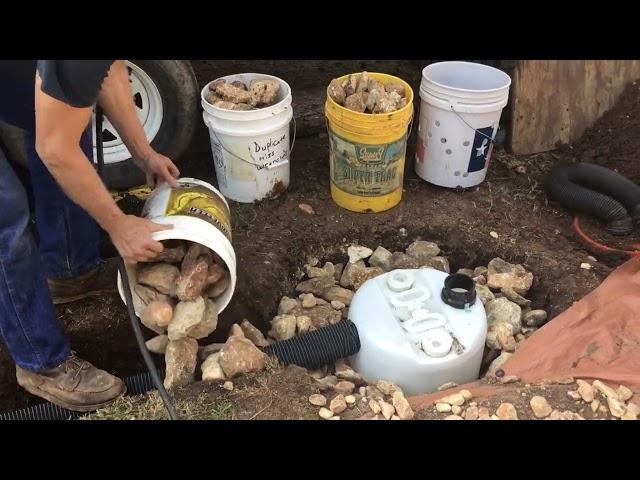 RV Dump Bucket off grid RV septic system