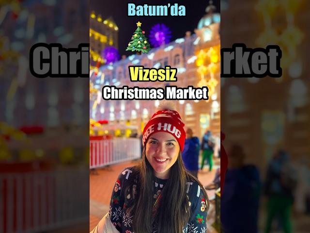 Kimlikle Gidilen Gürcistan Batum Christmas Market #batumi #christmasmarket