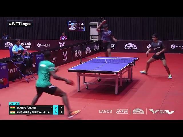 Marfo/Alabi vs Chandra/Suravajjula | MD Qual | WTT Contender Lagos 2023