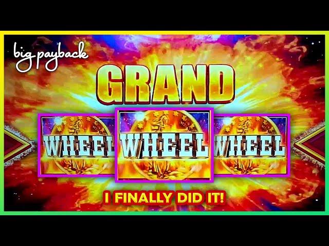 I WON THE GRAND!!! Buffalo Power Pay Slot - WHEEL FEATURE!