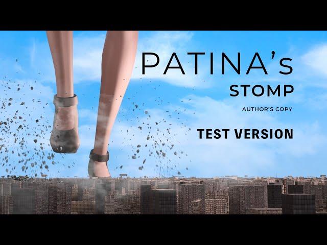 【Giantess Destruction】Patina's Stomp on CIty Test Version (Not A Repost)