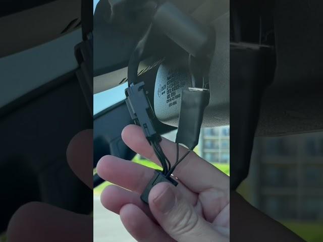 HIDDEN dashcam! Garmin mini 2 install #shorts #garmin #dashcam