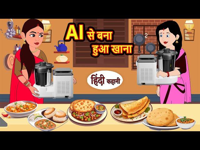 Ai से बना हुआ खाना | Stories in Hindi | Bedtime Stories | Moral Stories | Fairy Tales | Kahani Story