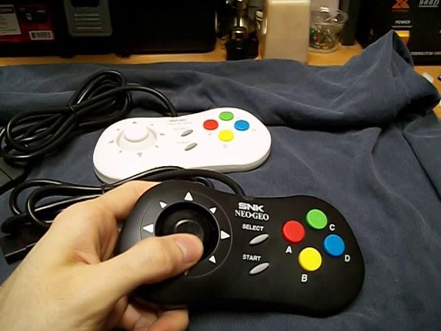 Neo Geo Mini Controllers converted to AES/MVS
