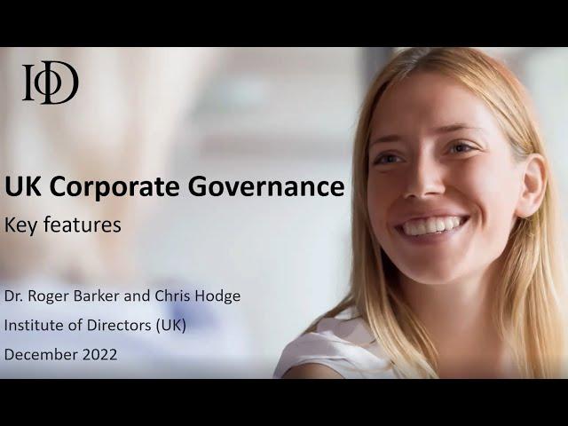 UK Corporate Governance Explained | IoD