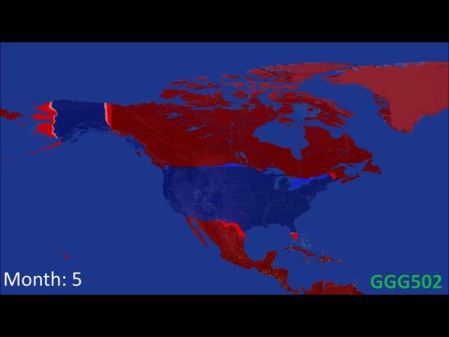 USA vs rest of earth - how long can it survive?