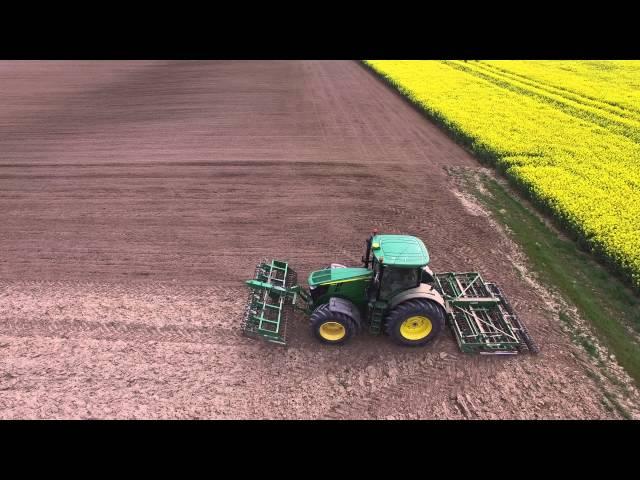 [Drone PIX] 4K Préparation de Terre John Deere 7290r et Franquet Synchrospire , Franquet Synchrogerm