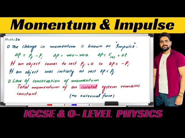 Law of Conservation of Momentum with Sample Question