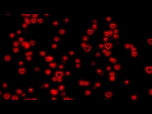 Flying Heart️Heart Neon Lights Love Heart Background Video Loop 10 Hours