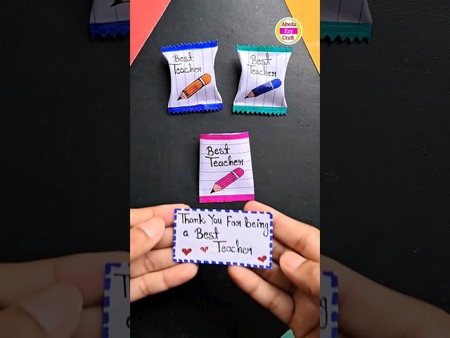 Teachers day Gift Idea | Chocolate Gift Idea #shorts #youtubeshorts #teachersday #chocolate #diy