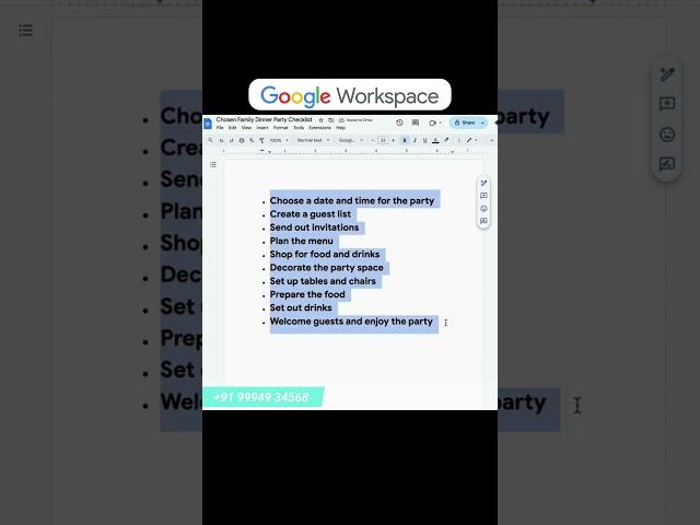 "Plan Better with Google Docs Checklists | Brought to You by Navo Hosting"