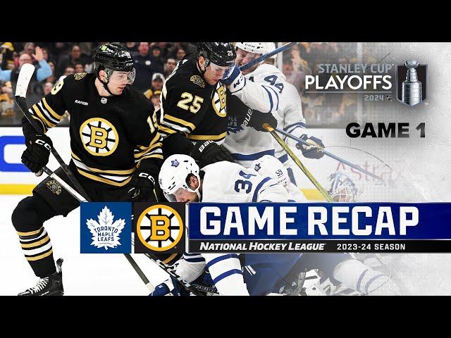 Gm 1: Maple Leafs @ Bruins 4/20 | NHL Highlights | 2024 Stanley Cup Playoffs