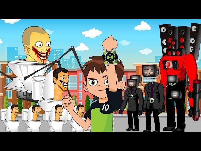 Ben 10 Lost In Skibidi Toilet World Full Story | Fanmade Transformation