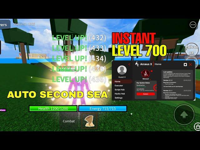 BLOX FRUIT MOBILE SCRIPT INSTANT LEVEL 700 & FREE FRUIT NOTIFIER