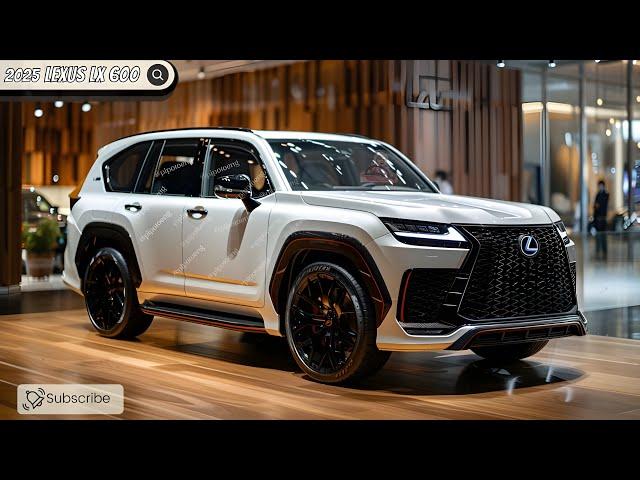 2025 White Lexus LX 600: Luxury SUV with Unmatched Off-Road Capability!