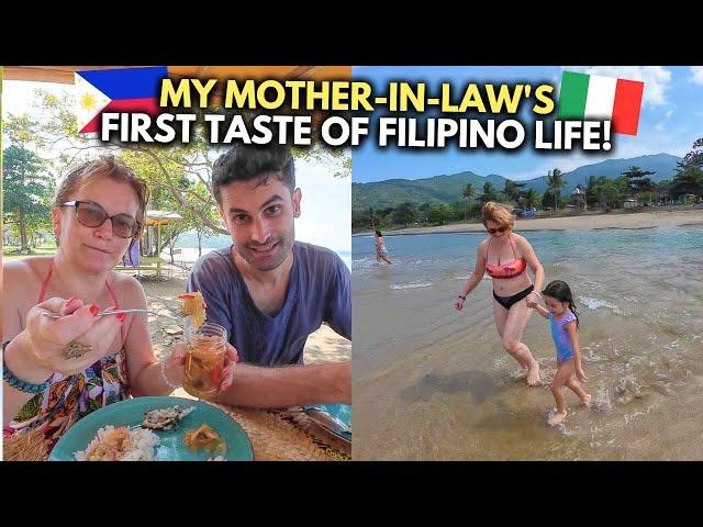 My Italian Mother-In-Law's First Taste of Filipino Life in Palawan!