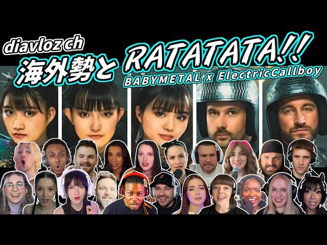 【BABYMETAL】海外勢とみんなで一緒に RATATATA！【ElectricCallboy‬】