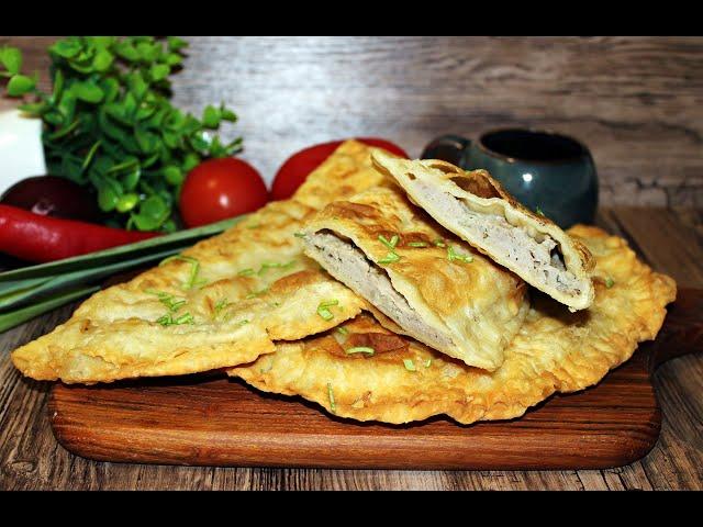 SMAŻONE PIEROGI - CZEBUREKI #diner #food #cooking #obiad  #pierogi