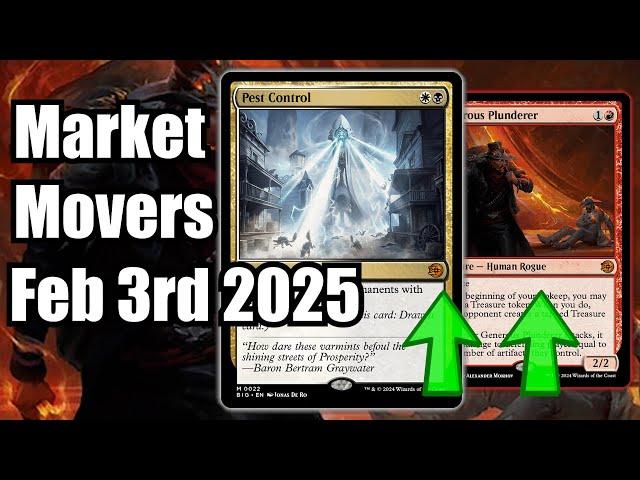 MTG Market Movers - Feb 3rd 2025 - Commander and Modern Cards Rising Up! Pest Control!