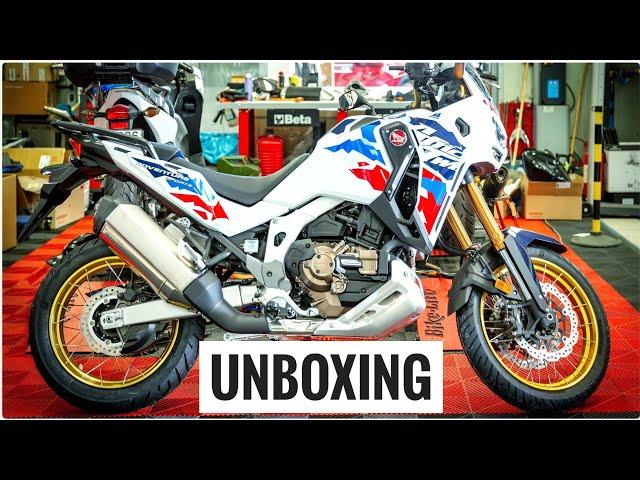 2024 Honda AFRICA TWIN Adventure Sports ES DCT - UNBOXING, SET-UP and PRE DELIVERY INSPECTION