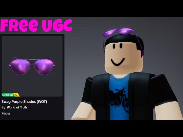 Free UGC Limited! How To Get Swag Purple Shades (WOT) In World of Trolls | Roblox | Free UGC