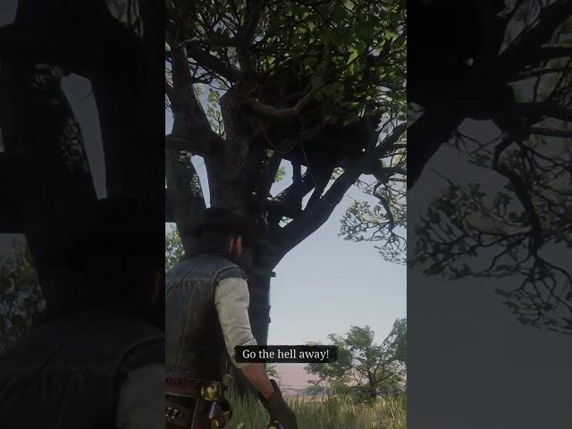 Meeting Treehouse Madman in RDR2  #shorts #rdr2