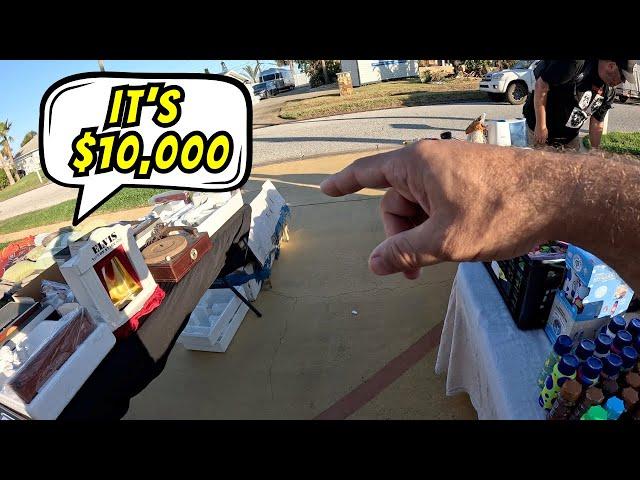 The Most Insane Price Ever at a Garage Sale – Are They Serious?