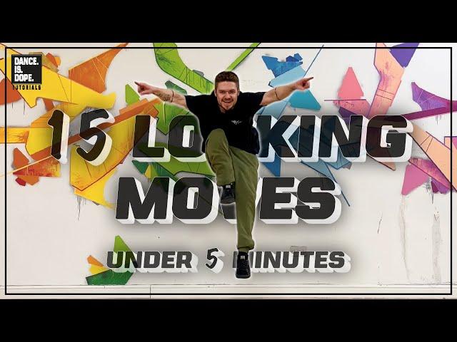 15 LOCKING DANCE STEPS & MOVES FOR BEGINNERS TUTORIAL